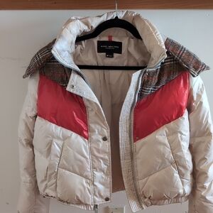 Marc New York Women's Cream and Red Jacket